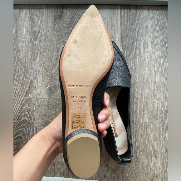 Nicholas Kirkwood Black Beya Loafers | size:6 - Picture 2 of 4